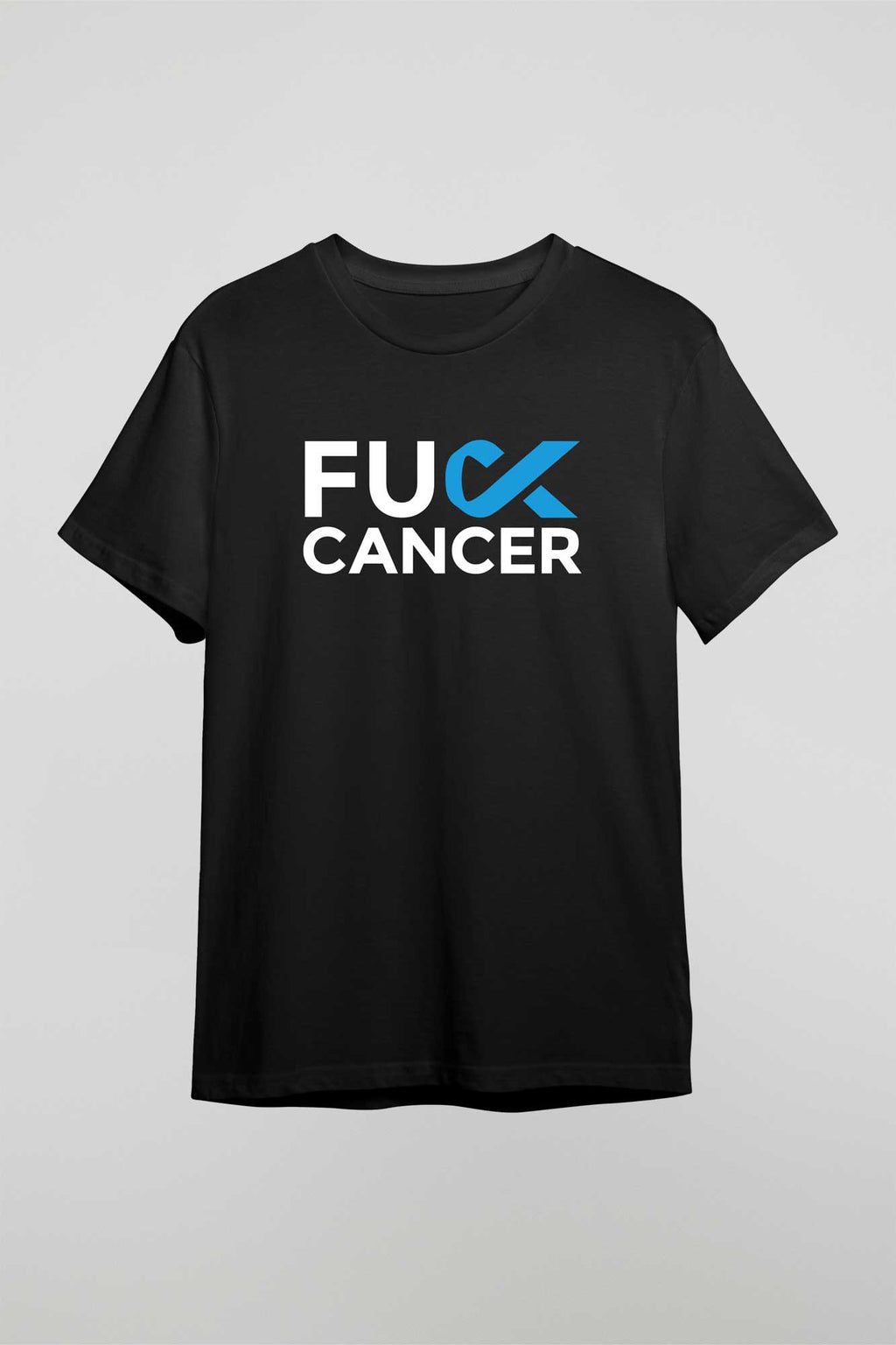 F Cancer Stacked Logo Tee - Colon Cancer