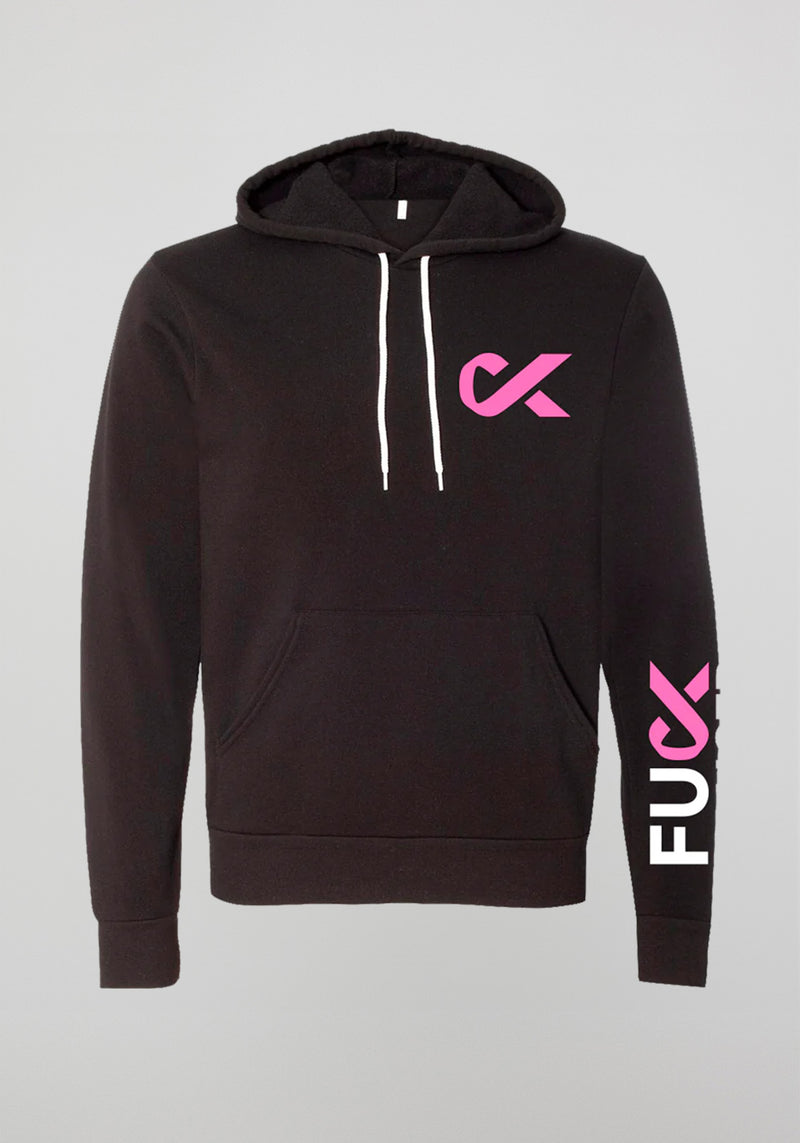 F Cancer Pink Ribbon Breast Cancer Hoodie