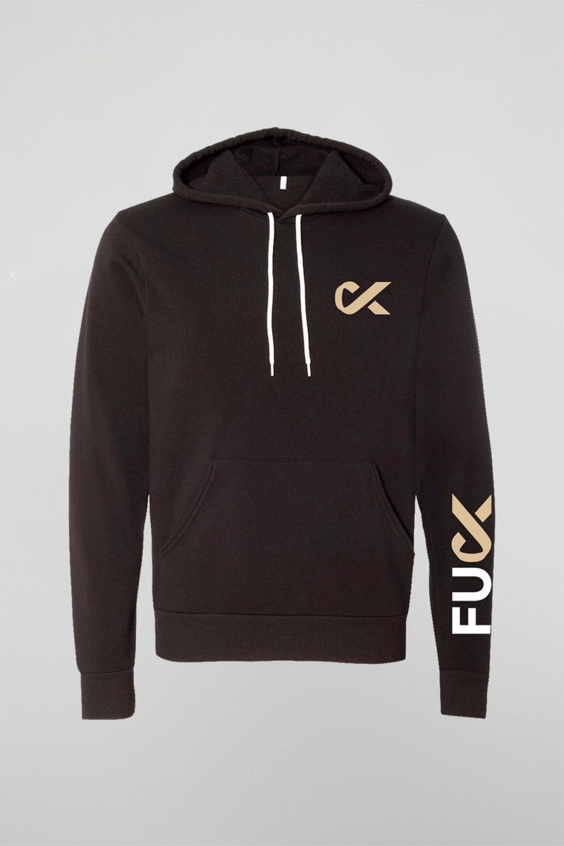 F Cancer Gold Ribbon Hoodie