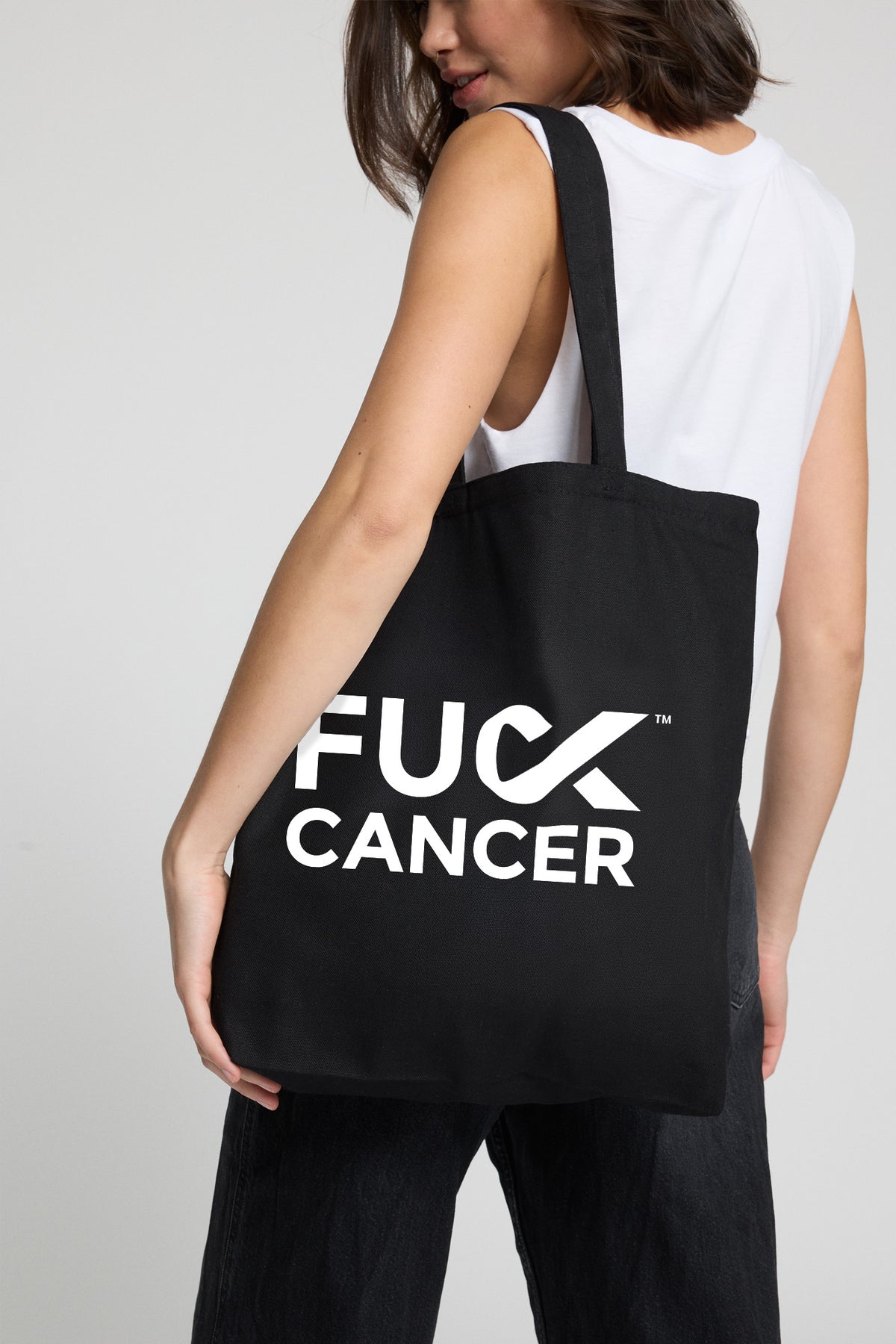 F Cancer Tote